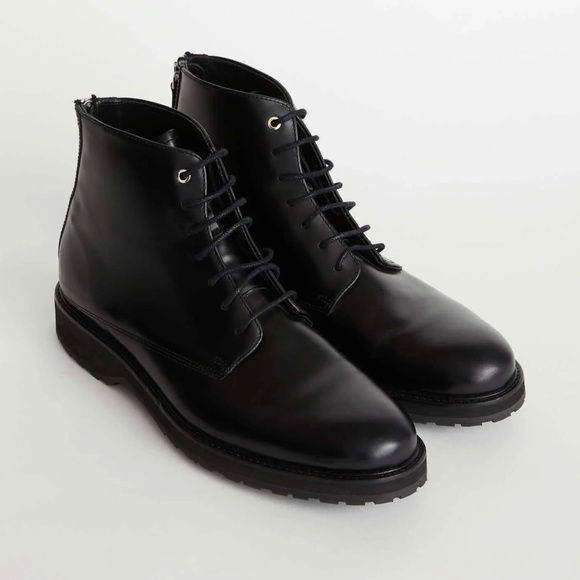 Want Les Essentiels Montoro High Lug-Sole Derby Boot - Black / Size 46 main image 5